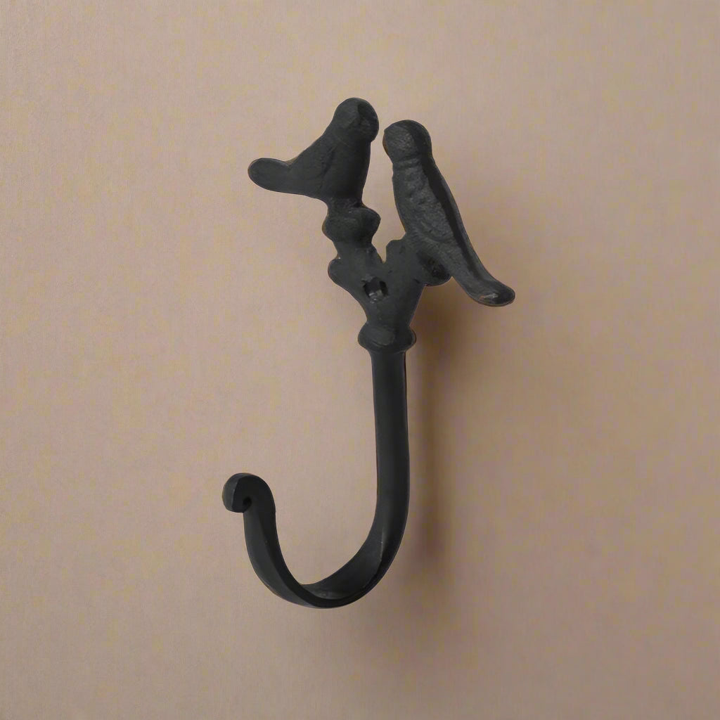 Lovebirds Iron Wall Hook
