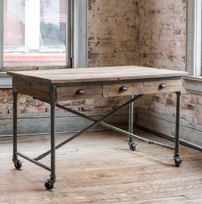 Park Hill Old Elm Desk - Local Pick Up ONLY