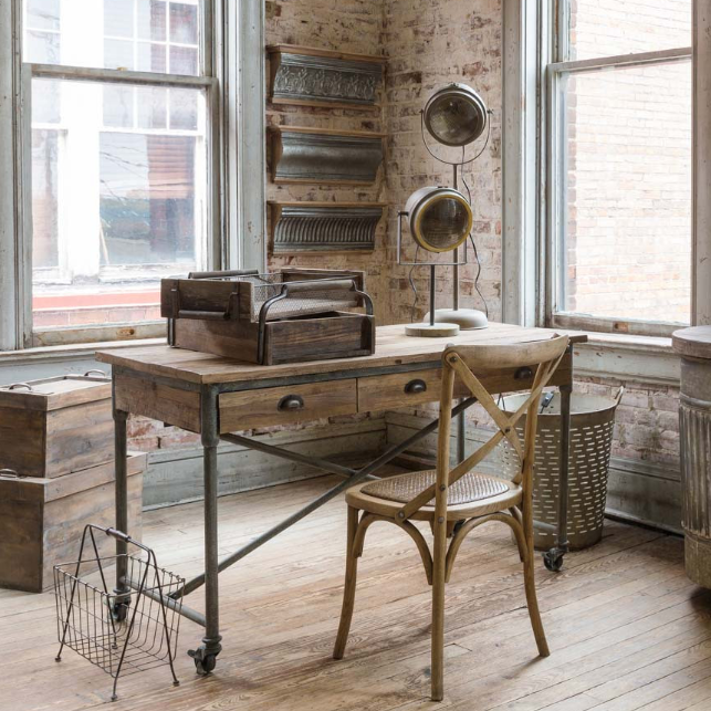 Park Hill Old Elm Desk - Local Pick Up ONLY