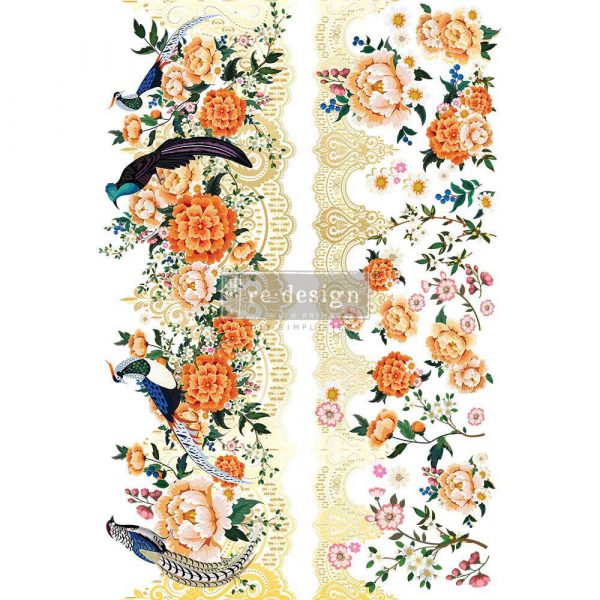 Decor Transfer® - Pheasants & Peonies