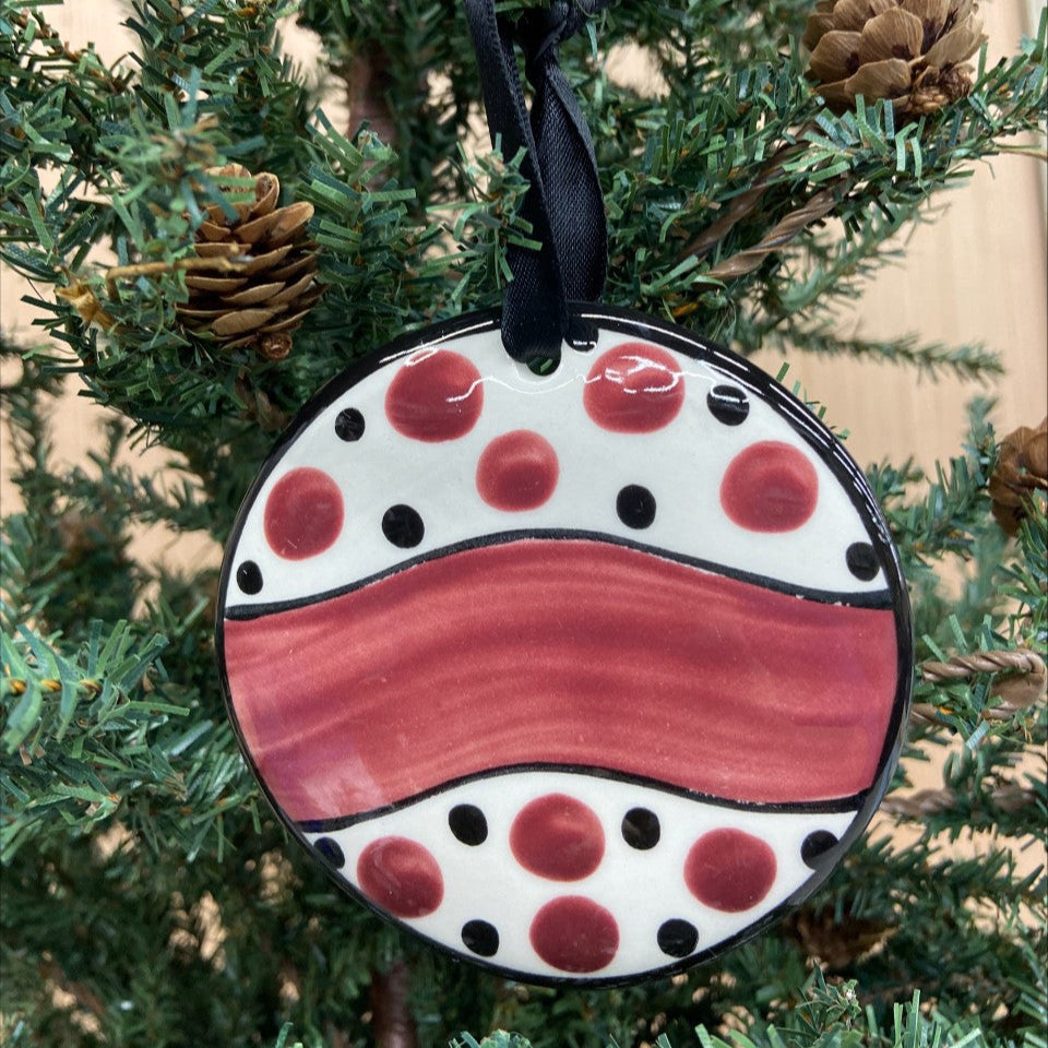 Nola Watkins Hand-Painted Ceramic Ornament - School Spirit Collection