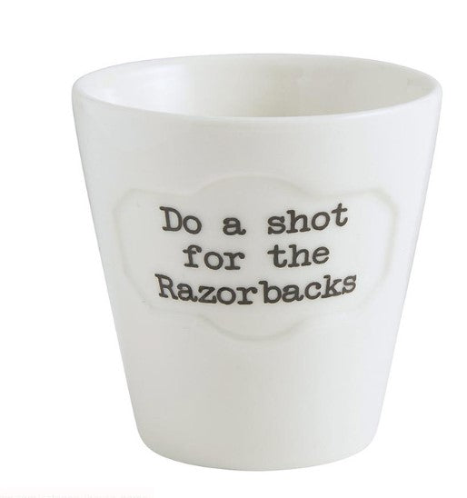 Razorbacks Shot Glass