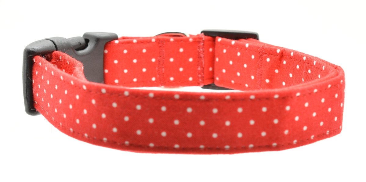 Red Pin Dot Collar