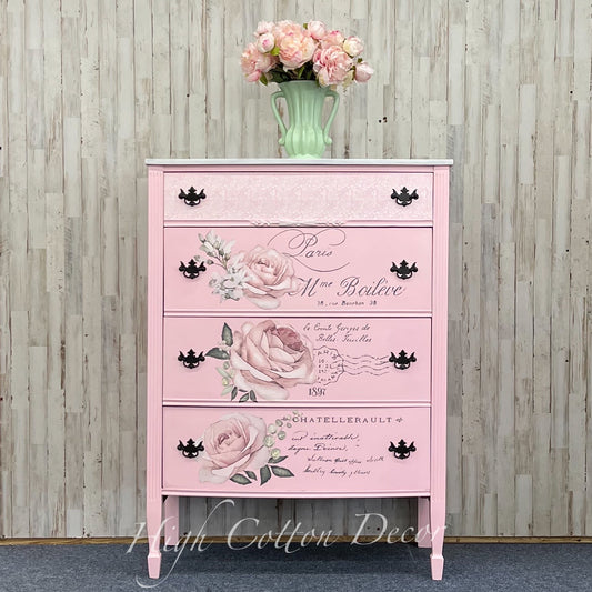 Redesign Stick & Style Stencil Roll® - Tea Rose Garden