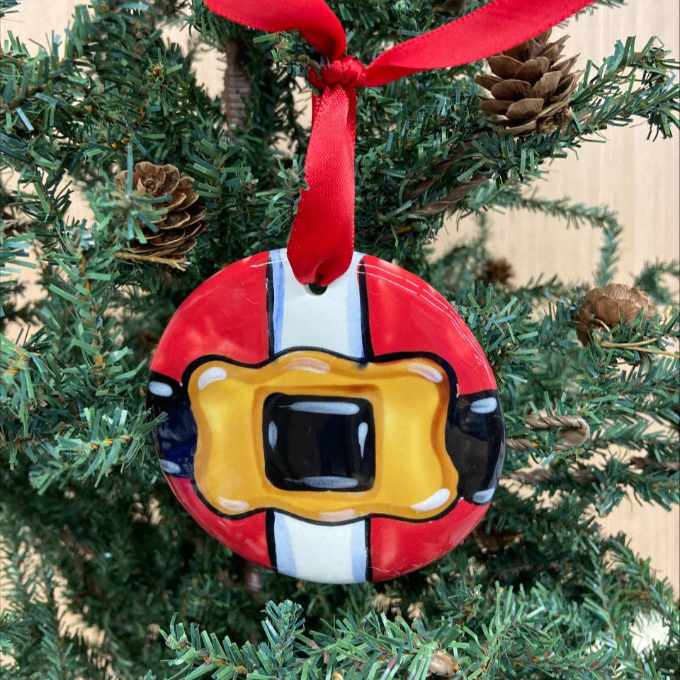 Nola Watkins Hand-Painted Ceramic Ornament - Classic Christmas Collection