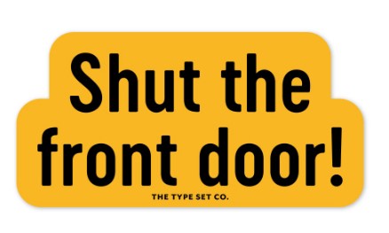 Vinyl Stickers by The Type Set Co
