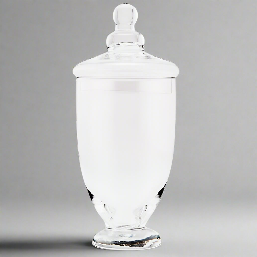 Small Footed Vase Apothecary Candy Jar With Lid - Local Pick Up ONLY