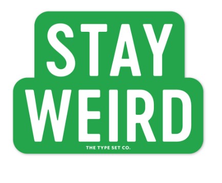 Vinyl Stickers by The Type Set Co