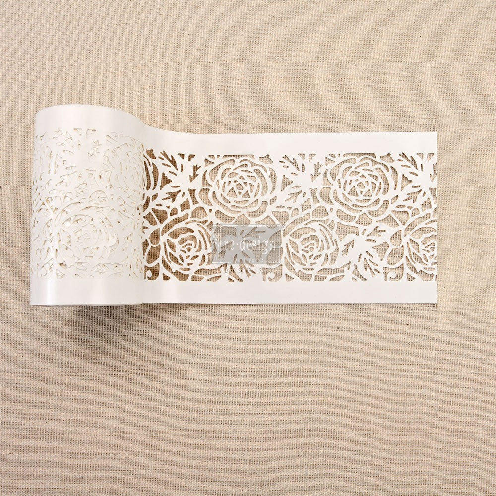 Redesign Stick & Style Stencil Roll® - Tea Rose Garden