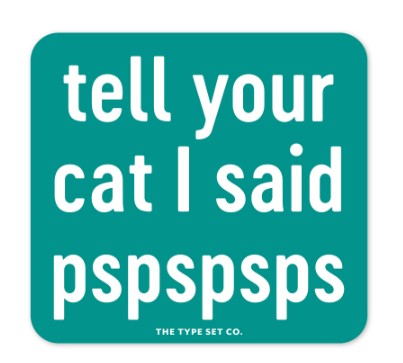 Vinyl Stickers by The Type Set Co - Pet Collection