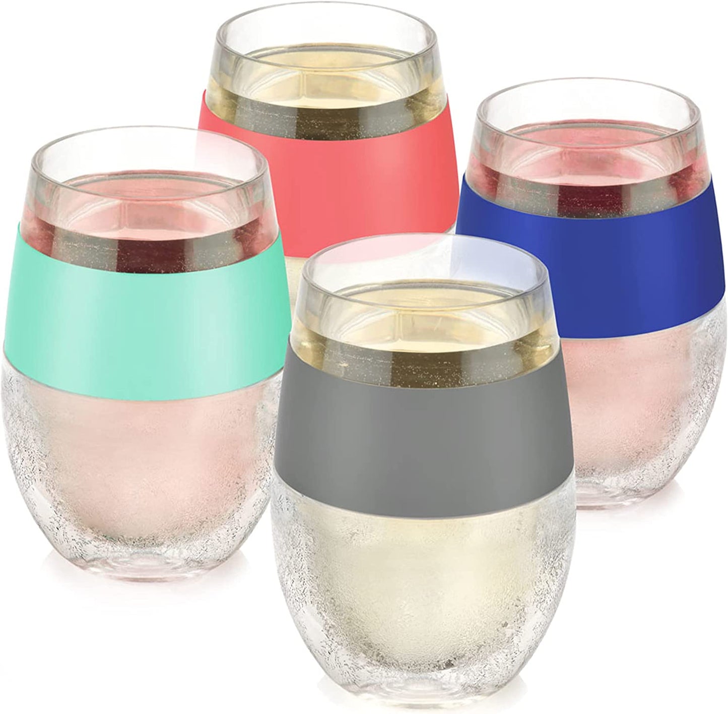 Wine Freeze™ Cooling Cups - Bright Colors