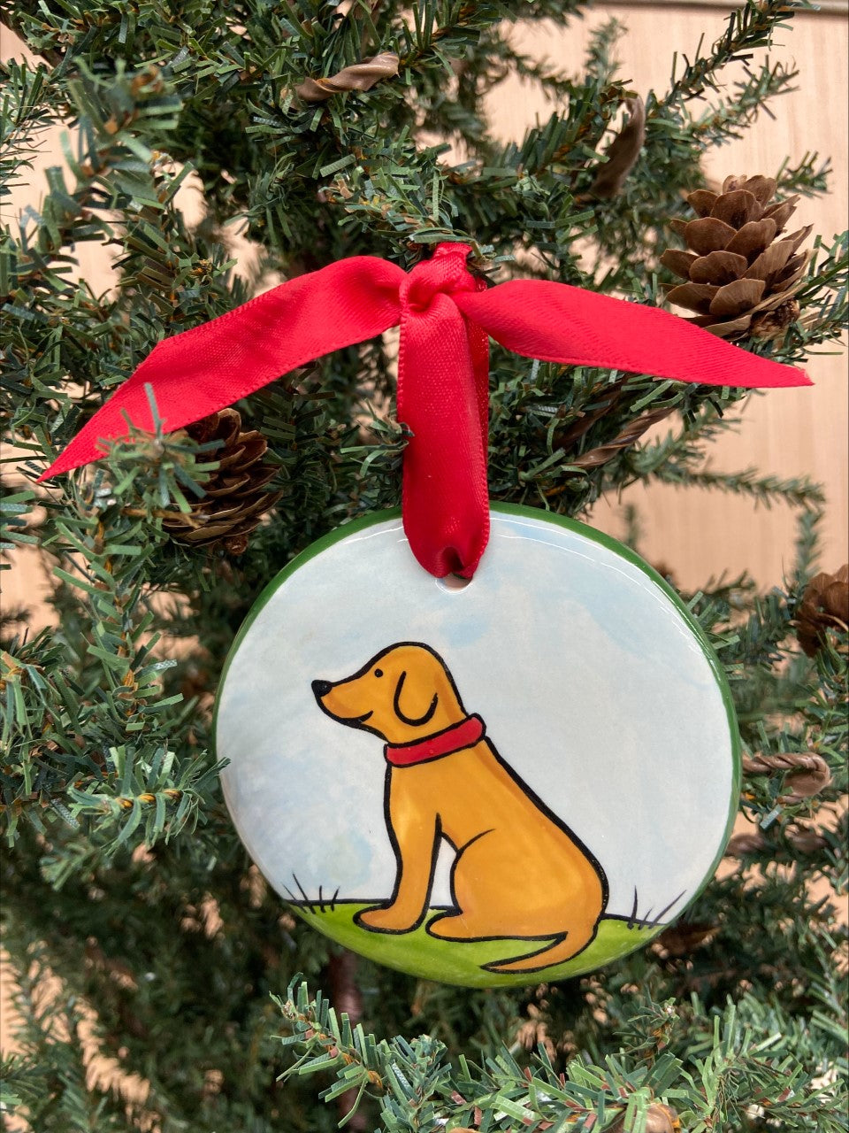 Hand-Painted Ceramic Ornament - Pet Collection