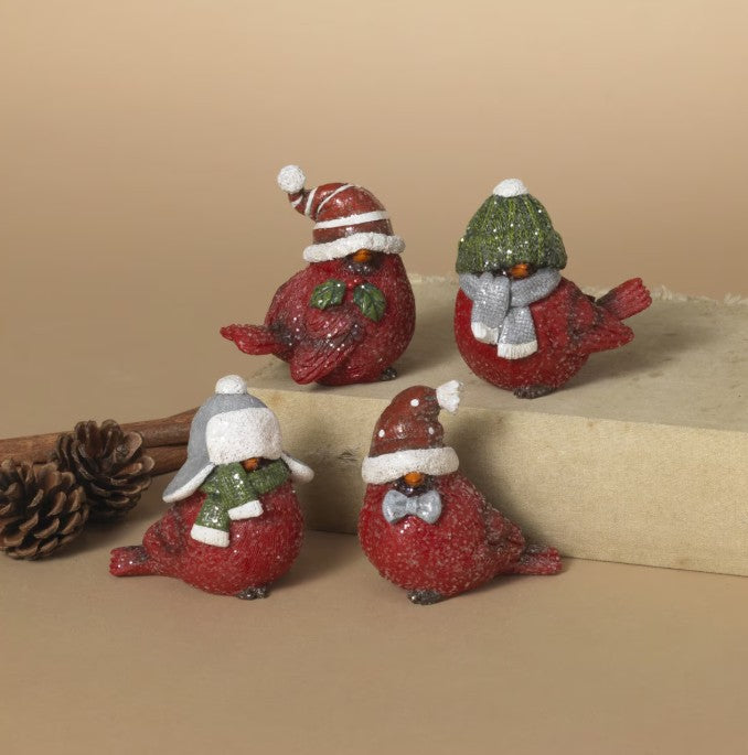 Cardinals in Winter Hats