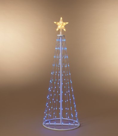 Electric Lighted Multi-Color Fun Christmas Tree