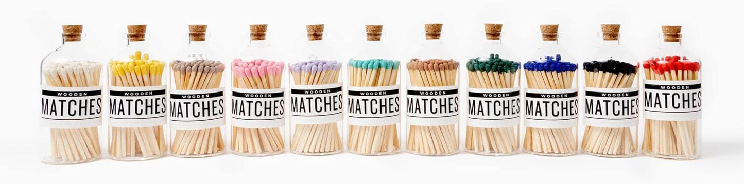Glass Jar of Wooden Matches