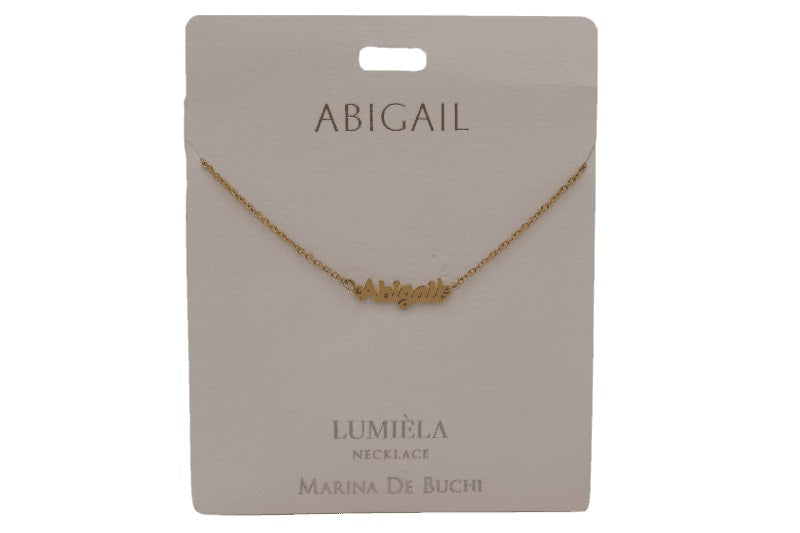 Mulberry Studios Personalized Name Necklaces - A through L