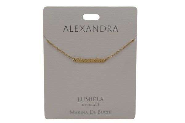 Mulberry Studios Personalized Name Necklaces - A through L