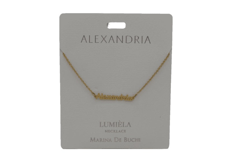Mulberry Studios Personalized Name Necklaces - A through L
