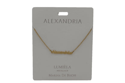 Mulberry Studios Personalized Name Necklaces - A through L