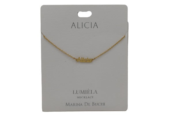 Mulberry Studios Personalized Name Necklaces - A through L