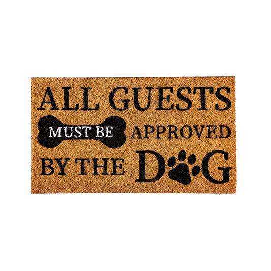 Approved By Dog Coir Door Mat