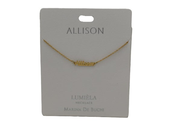 Mulberry Studios Personalized Name Necklaces - A through L