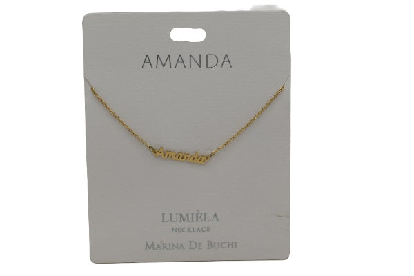 Mulberry Studios Personalized Name Necklaces - A through L