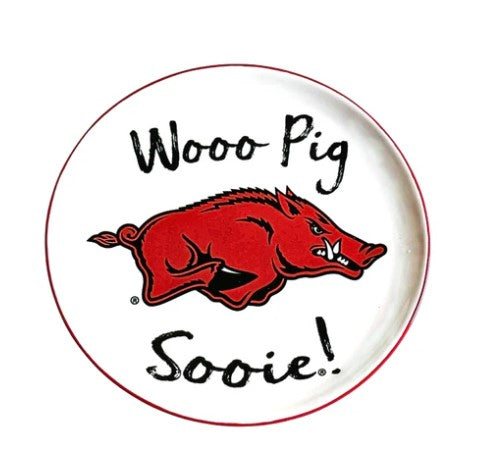 Arkansas Logo Ceramic Tray