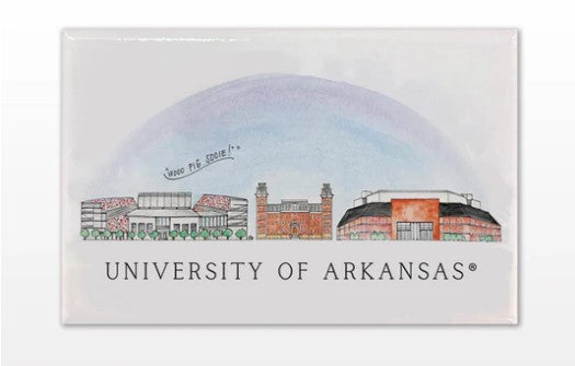 Arkansas Skyline Magnet