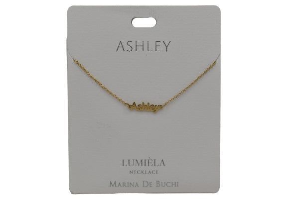 Mulberry Studios Personalized Name Necklaces - A through L
