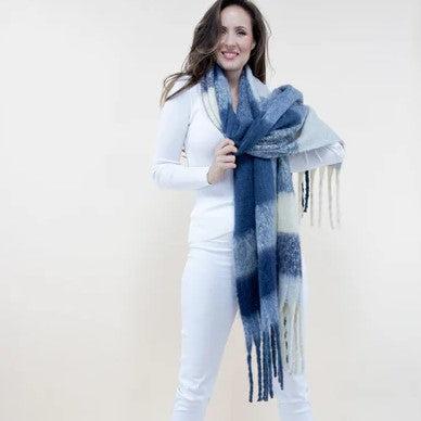 Oversized Super Soft Fringed Scarf