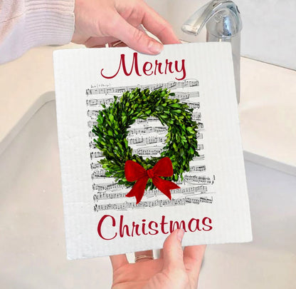 Swedish Dishcloth- Christmas