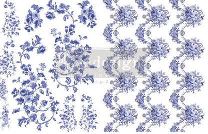 Decor Transfer® - Azure Florals II