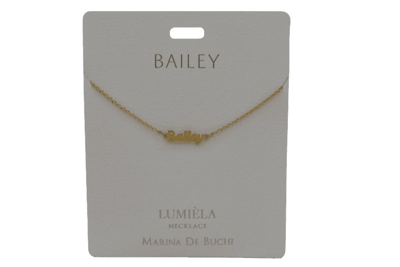 Mulberry Studios Personalized Name Necklaces - A through L
