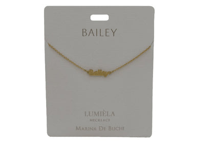 Mulberry Studios Personalized Name Necklaces - A through L