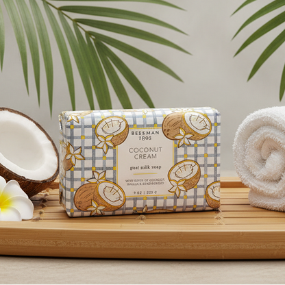 Beekman 1802 coconut cream goat milk soap