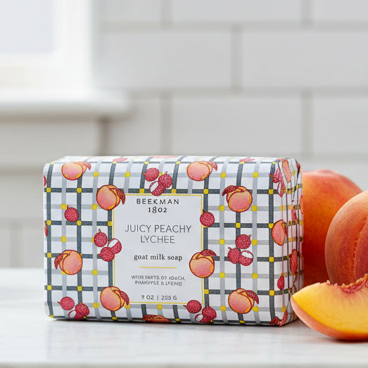 Bar of soap with a colorful packaging design