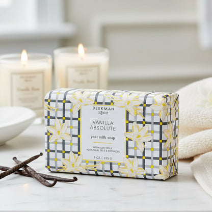 Bar of soap with decorative packaging