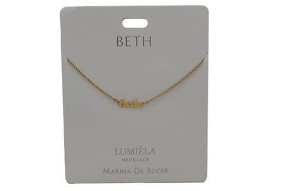 Mulberry Studios Personalized Name Necklaces - A through L
