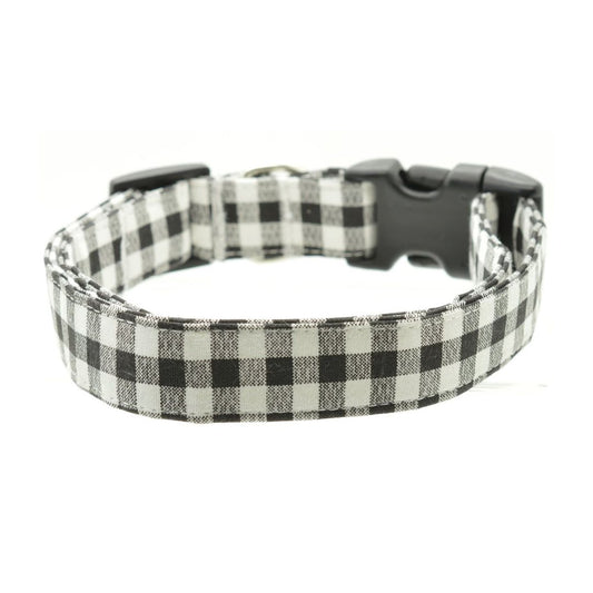 Black Gingham Collar