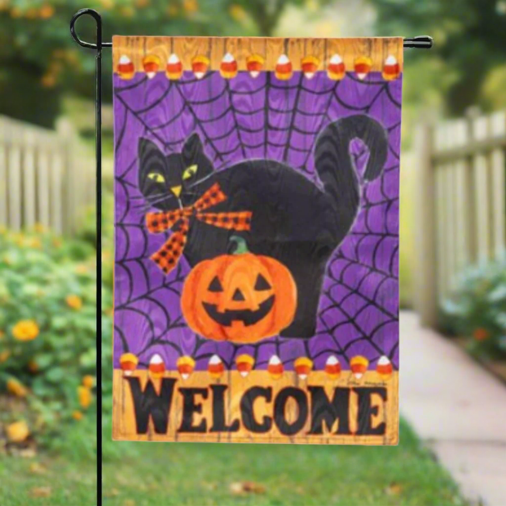 Evergreen Garden Flag - Fall & Halloween