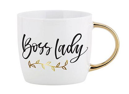 Gold Handled Mug