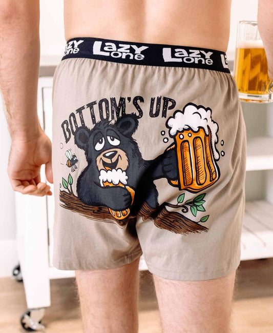LazyOne Boxers - Bottom's Up