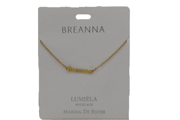 Mulberry Studios Personalized Name Necklaces - A through L