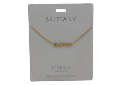 Mulberry Studios Personalized Name Necklaces - A through L