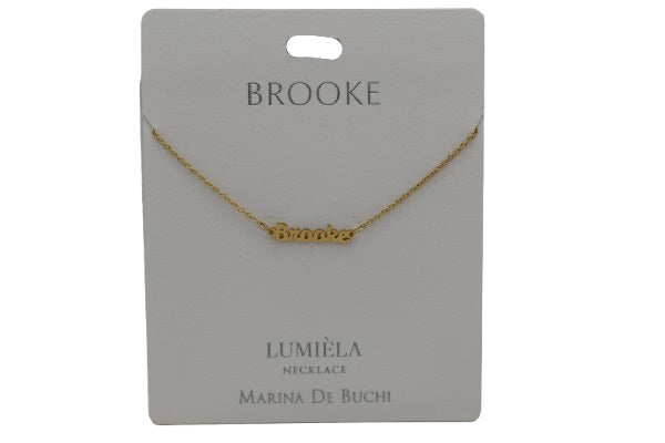 Mulberry Studios Personalized Name Necklaces - A through L