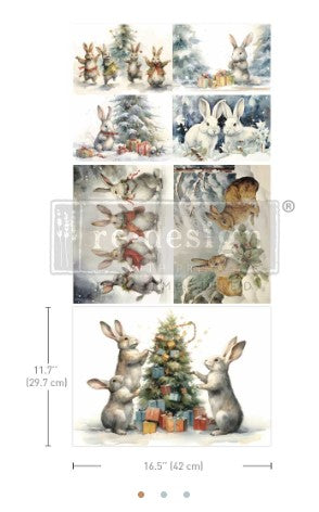 Decoupage Fiber Pack - Bunny Wonderland