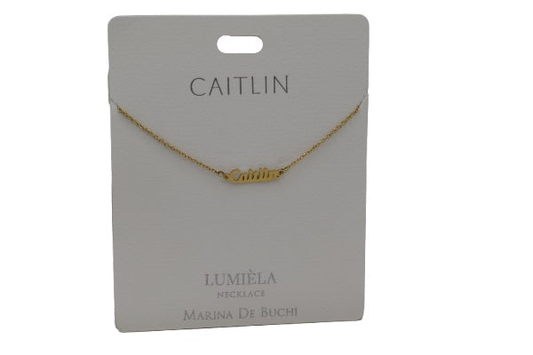 Mulberry Studios Personalized Name Necklaces - A through L