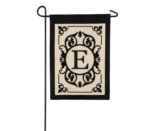 Evergreen Garden Flag - Cambridge Monogram