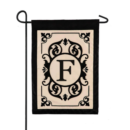 Evergreen Garden Flag - Cambridge Monogram